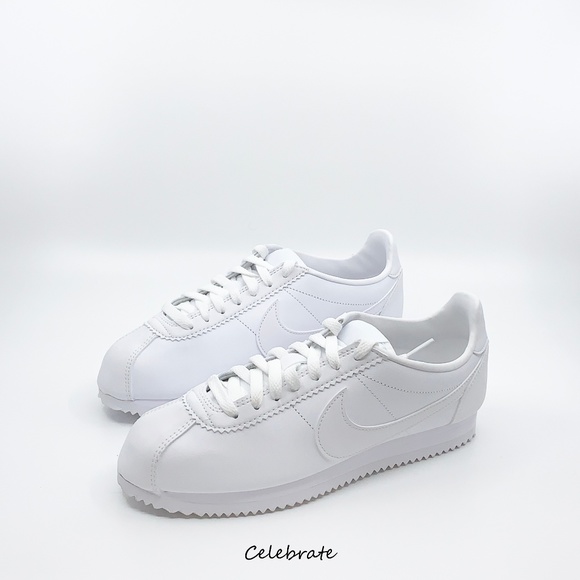 classic cortez leather white